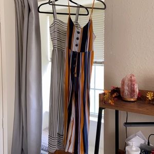Striped Jumpsuits